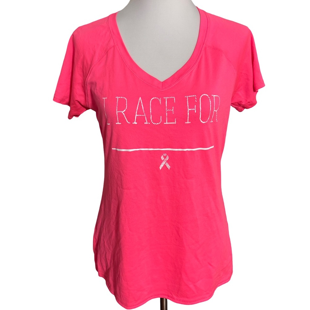 Under Armour Pink V-Neck Top Women's